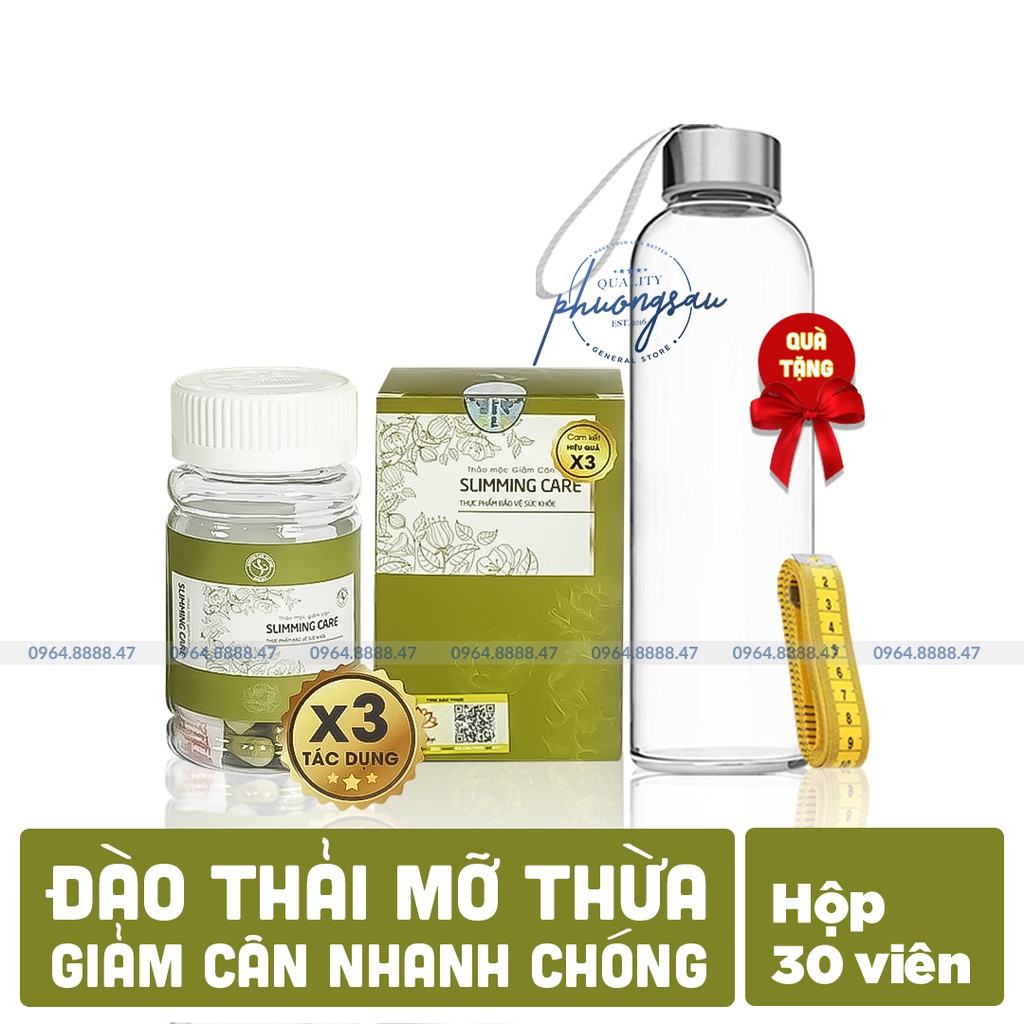 [HIỆU QUẢ X3] Viên Uống Giảm cân Slimming Care X3 Siêu Mạnh, Đào Thải Mỡ Thừa, Giảm Cân Nhanh Chóng