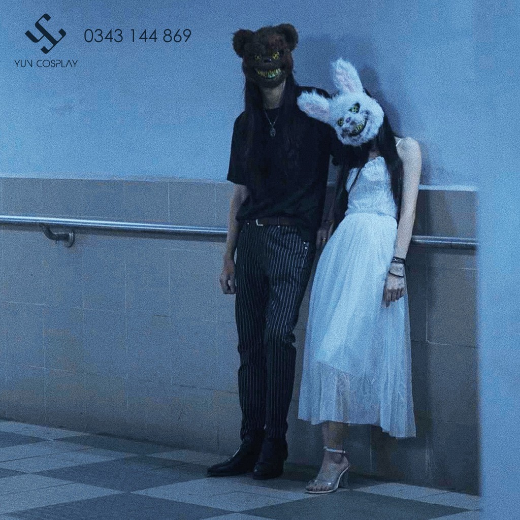 Mặt nạ gấu thỏ kinh dị hóa trang Halloween | BigBuy360 - bigbuy360.vn
