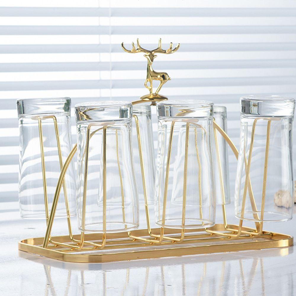 Giá Đỡ 6 Móc Phơi Khô Cốc Cà Phê Tự Động