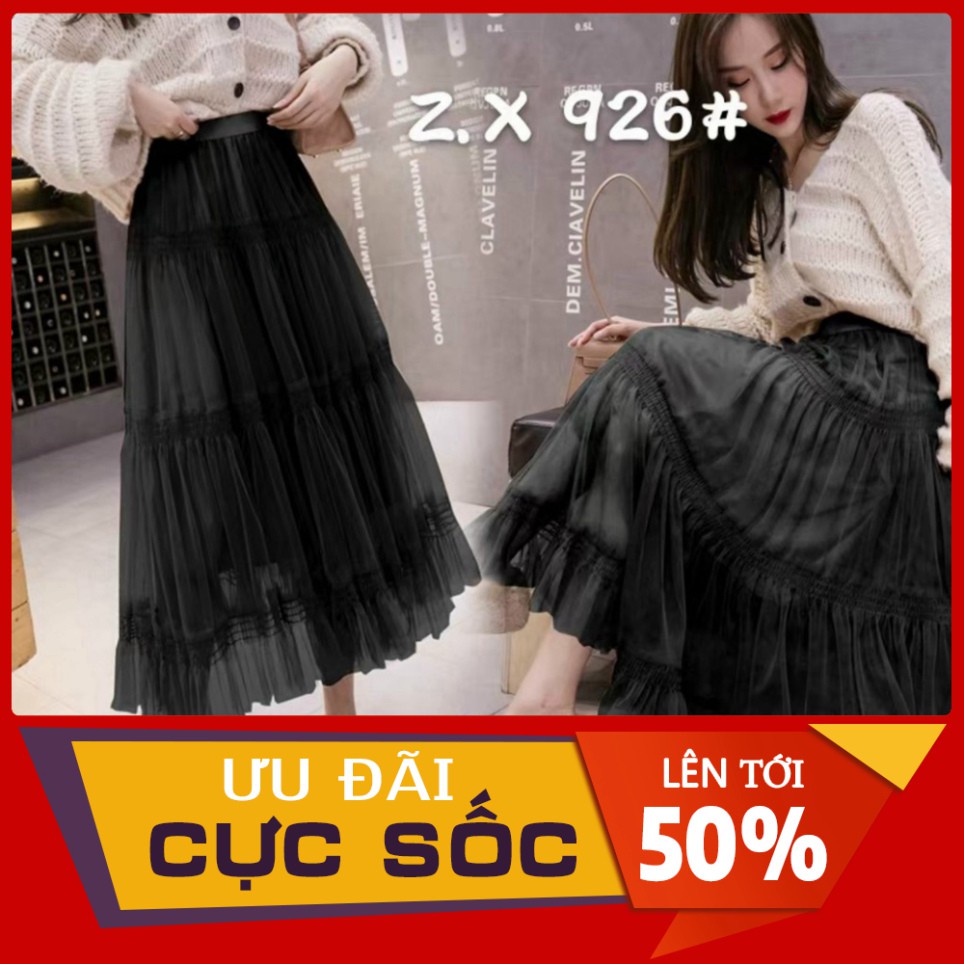 chân váy công chúa ULZZANG nhiều màu dập ly 3 tầng freeship 50k freeship 50k bao đổi trả