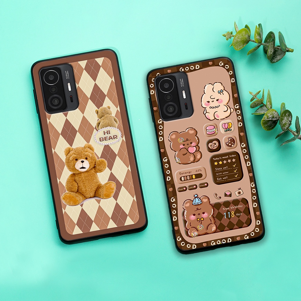 Ốp lưng Xiaomi Mi 11T - Mi 11T Pro in hình gấu bear dễ thương, bền đẹp
