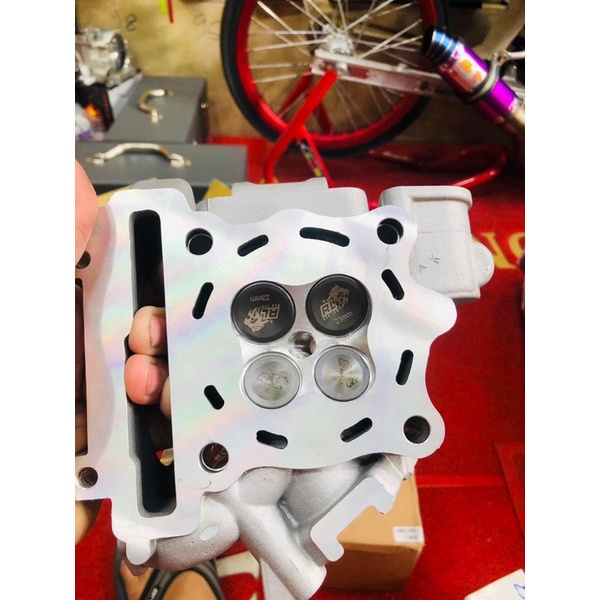 ĐẦU REDLEO SUPER HEAD 20/23 CNC PORTING cho EXCITER CÁC ĐỜI