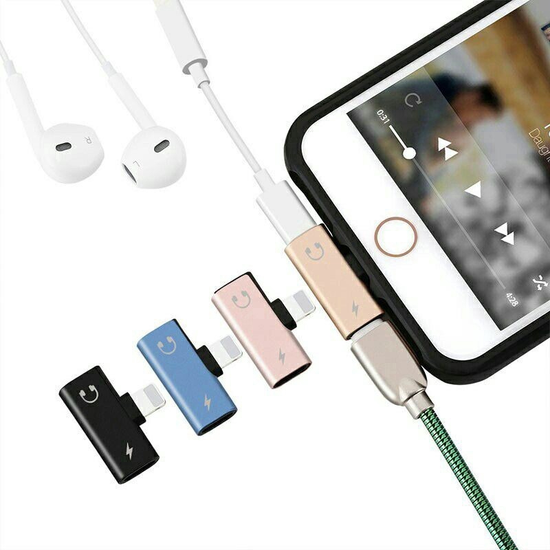 Bộ sạc iPhone APPLE 2 in1 Charging music headset adapter