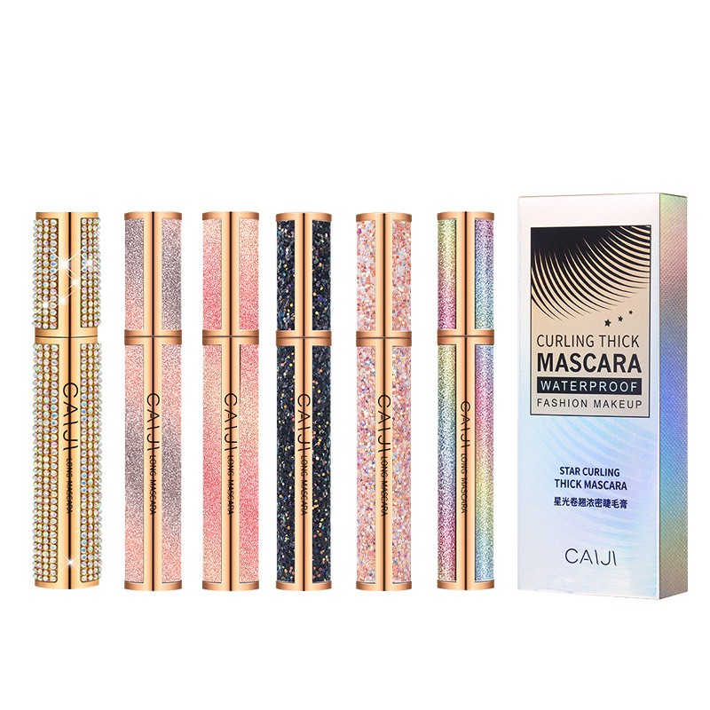 Mascara không lem không trôi CALJI   làm mi dài và dày thiết kế đính đá kim cương bắt mắt. | BigBuy360 - bigbuy360.vn