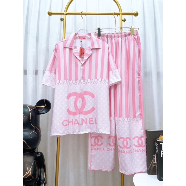 Đồ ngủ pijama thun lạnh 3D mặc mát ở nhà 2004