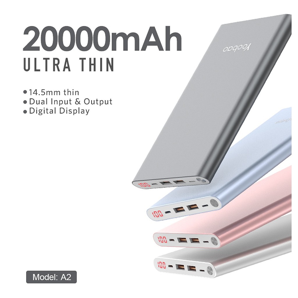 Pin Sạc Dự Phòng Yoobao A2 dung lượng 20.000mah - Hàng chính hãng