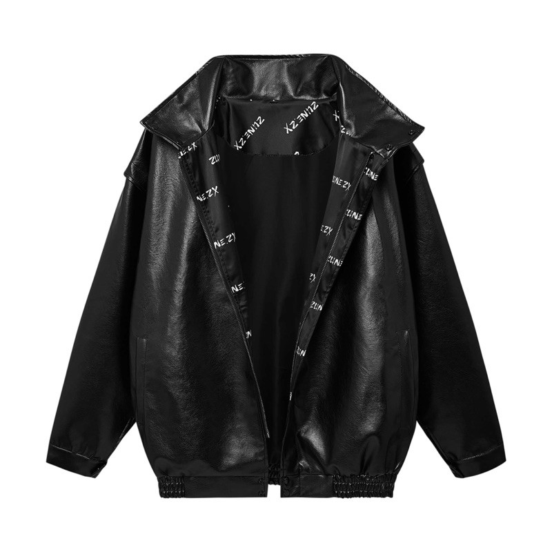 Áo khoác da KANÉ Leather Bomber - ZUNEZX)