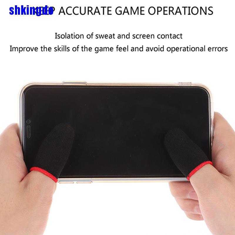 Set 2 găng tay đầu ngón chống mồ hôi dùng để chơi game