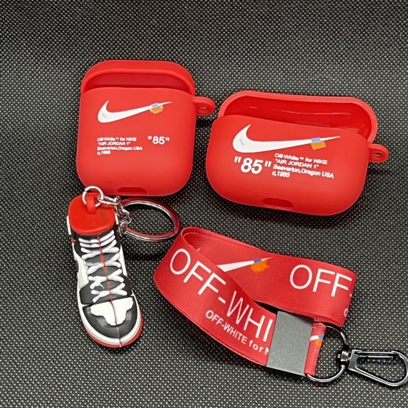 Ốp tai nghe không dây airpods nike chống trầy chống bụi bẩn