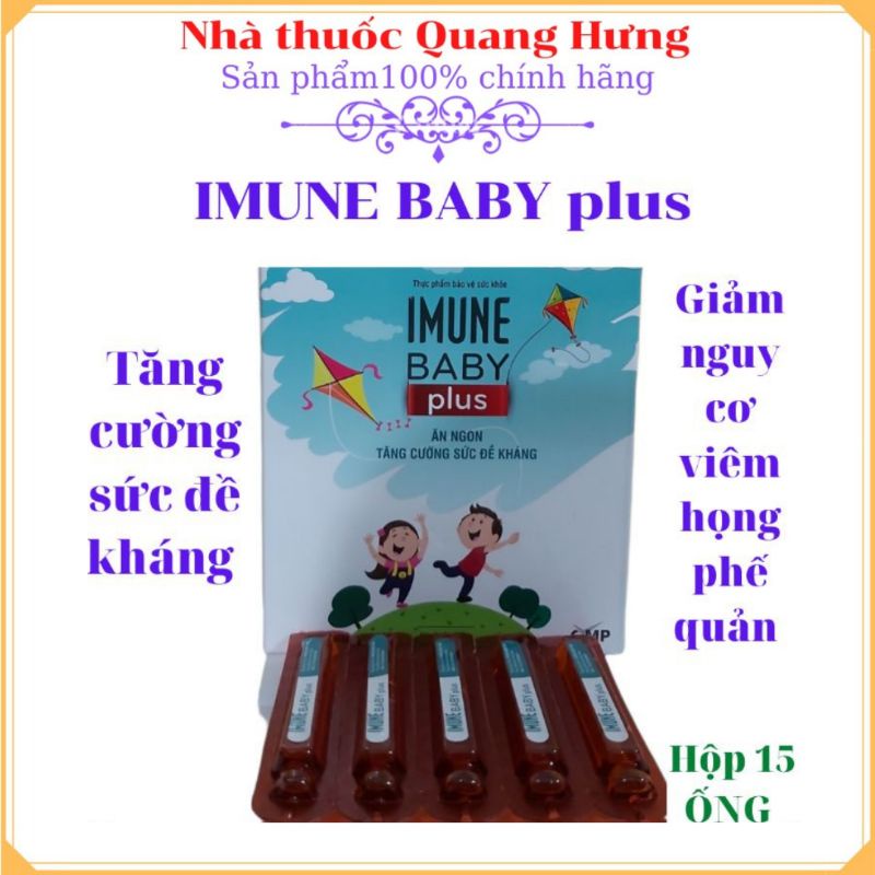 Siro ăn ngon IMUNE BABY plus