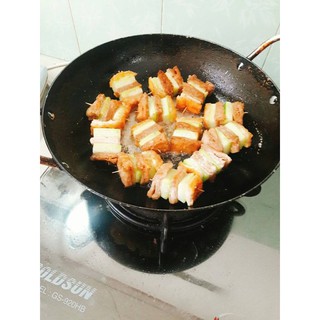 1KG THỊT BA RỌI - 1KGCHẢ CÁ CHAY ( 2 bịch-2kg)