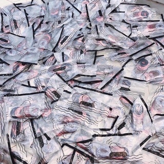 SET 100 DÂY BUỘC TÓC CÓ TÚI ZIP