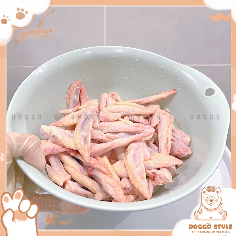 Treat Bánh Thưởng Cho Chó Chóp Cánh Gà Sấy Khô DOGGO Homemade Không Chất Bảo Quản 50G 100G Thức Ăn Cho Chó Thú Cưng