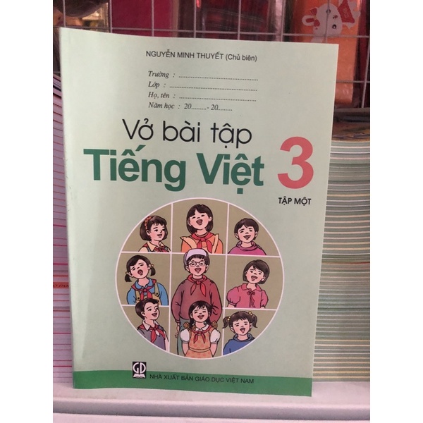 Vỡ bài tập tiếng Việt lớp 3 tập 1 + bao + Bút Chì 2b