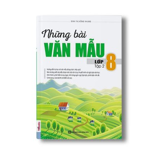 Sách - Combo Những Bài Văn Mẫu Lớp 8 (tập 1 + 2)