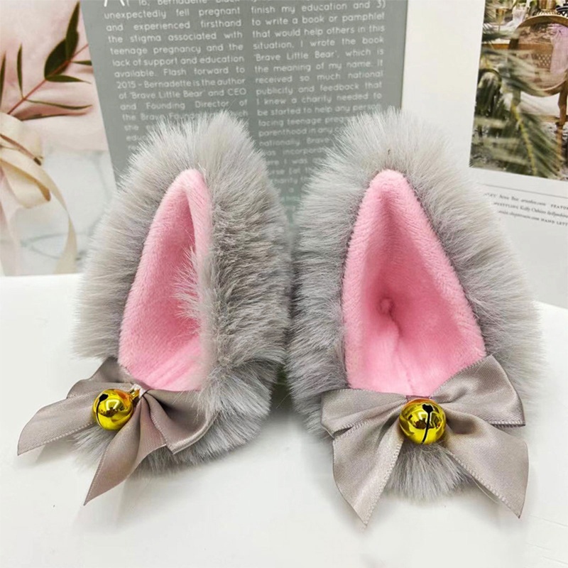 Kẹp Tóc Hình Tai Mèo Hoạt Hình Phong Cách Lolita