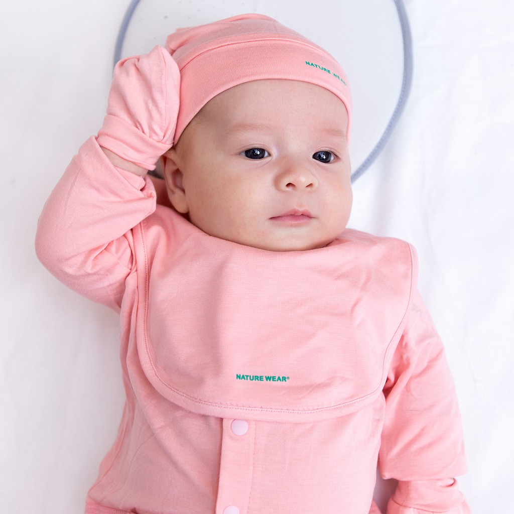 Set sơ sinh Nature Wear - bộ dai tay cài giữa (phụ kiện mũ, bao tay bao chân deal sốc chỉ 20k)