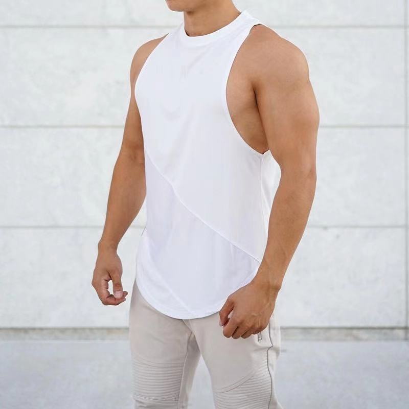 Bán Chạy!Áo Hoodie Sát Nách Vải Polyester Cotton Nhanh Khô Thoáng Khí Thời Trang Mùa Hè 2022 Cho Nam