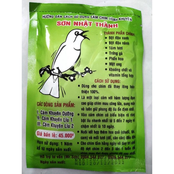 Cám khuyên líu Sơn Nhật Thành ( số 2) căng lửa 100g