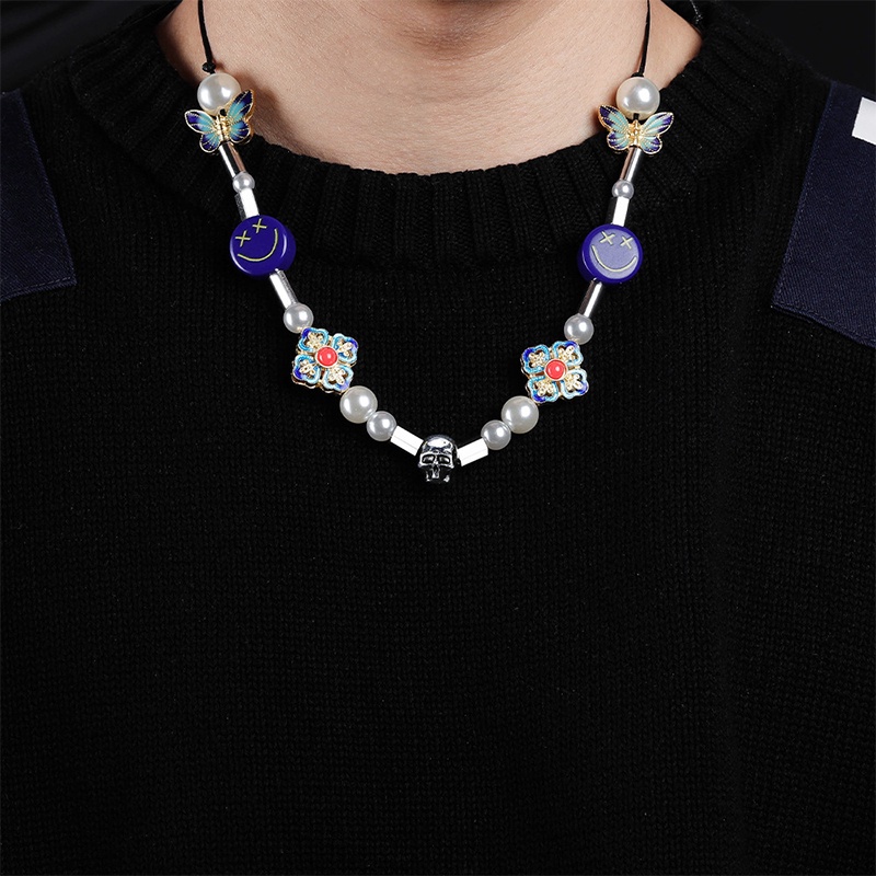 Vòng cổ Mặt Hình Bướm Phong Cách Hiphop Thời Trang Cho Nam Và Nữ