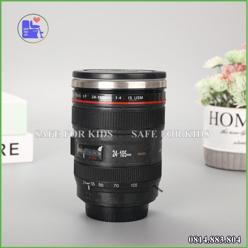 Cốc Giữ Nhiệt Cà Phê Tự Động Khuấy Hình Ống Kính Lens Máy Ảnh, thương hiệu mới 100%, chất lượng tốt