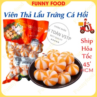 Bánh Bao Trứng Cá Hồi 500g Viên Thả Nhân Trứng Cá Hồi Ship Hỏa Tốc HCM