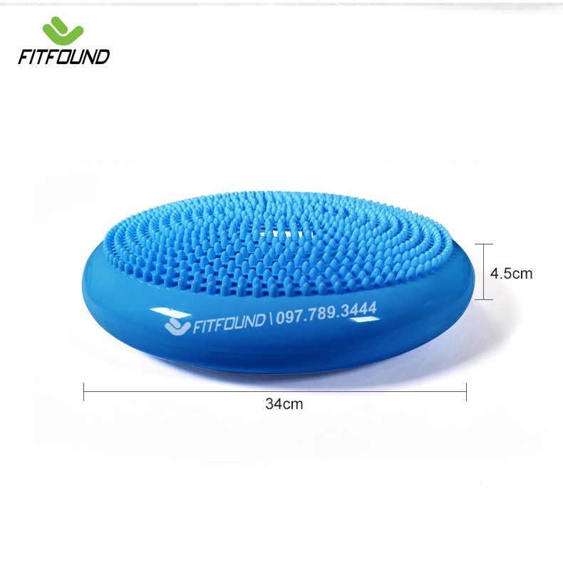 Bóng đệm thăng bằng tập gym yoga 33 34 cm có gai massage - Balance ball