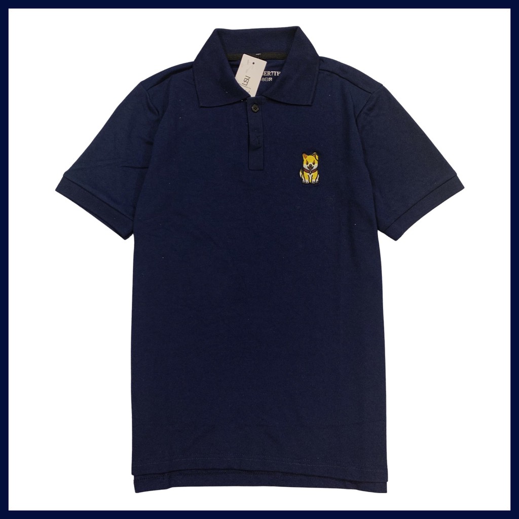 Áo Polo Nam Chất Cá Sấu [Giá Gốc] Áo Thun Nam Cổ Bẻ Logo Shiba Cá Tính | BigBuy360 - bigbuy360.vn