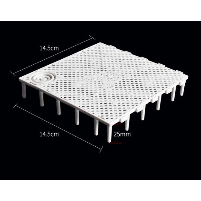 TẤM NHỰA LÓT ĐÁY BỂ LỌC - LÓT ĐÁY BỂ  KT 14.5CM