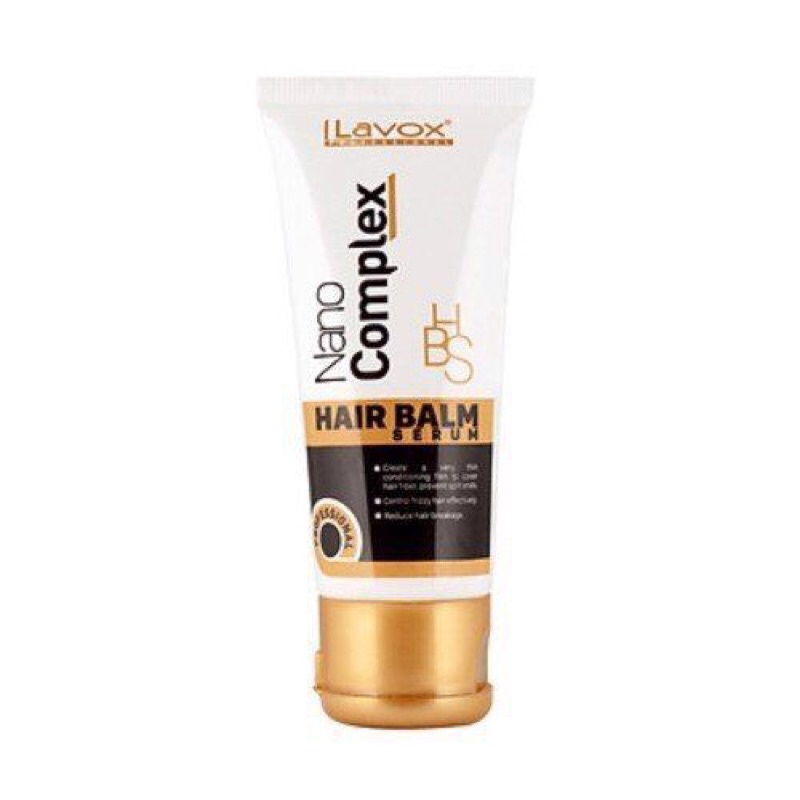 Serum Dưỡng Tóc 60ml   Lavox Nano Compex  Phục hồi tóc hư tổn ngăn ngừa tóc chẻ ngọn