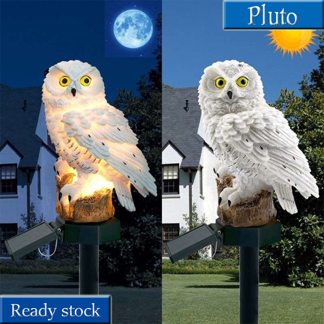Đèn Led Năng Lượng Mặt Trời Hình Chim Cú Trang Trí Sân Vườn