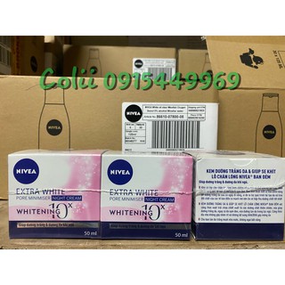 [Nhập khẩu chính hãng có hóa đơn VAT] Kem dưỡng trắng da NIVEA Extra White se khít lỗ chân lông ban đêm (50ml)