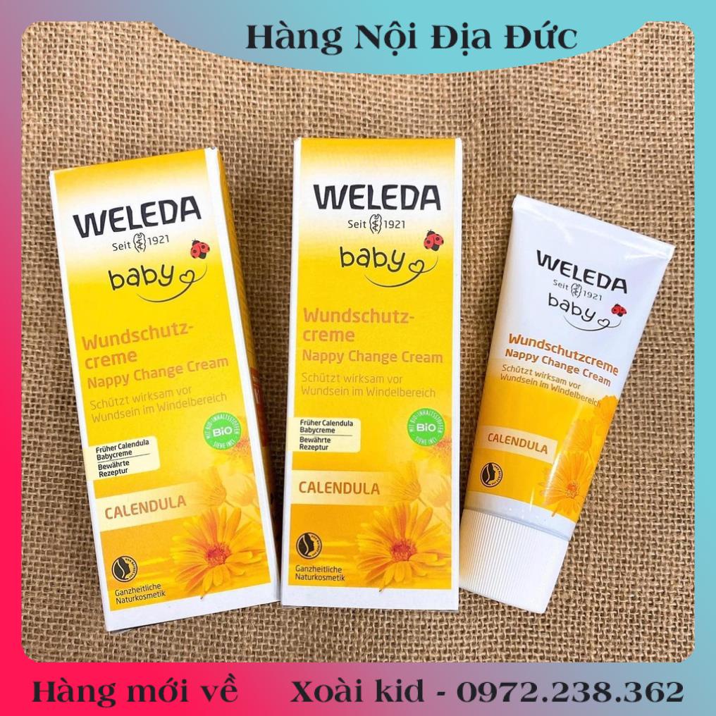 Kem chống hăm Weleda Đức hữu cơ CAO CẤP (chuẩn Đức) Organic BIO -Nội địa Đức Đủ Bill