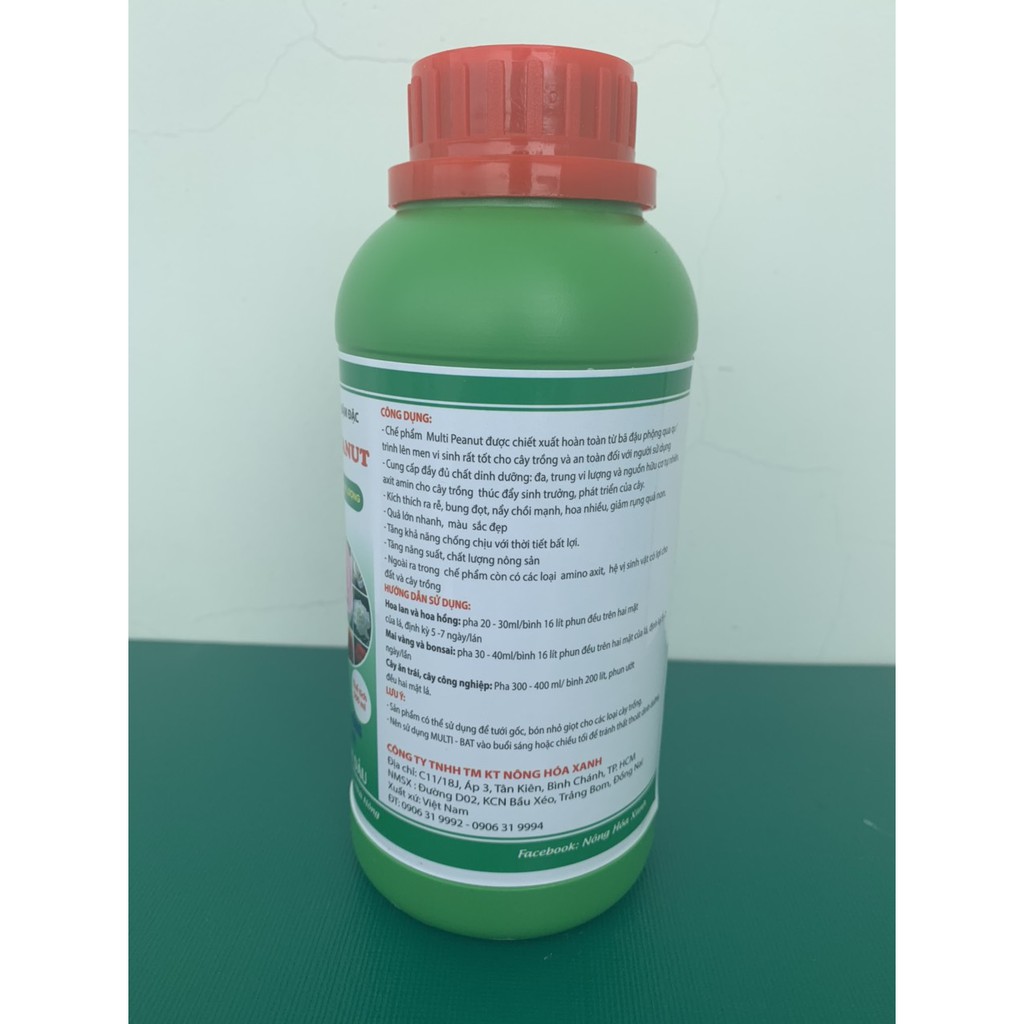 DUNG DỊCH CHIẾT TỪ BÁNH DẦU - MUTIL PEANUT 1000 ml