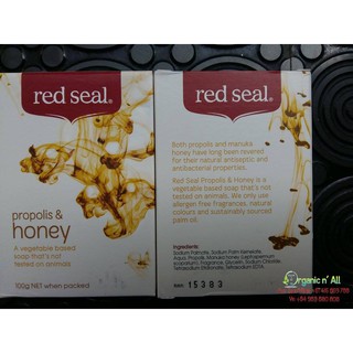 RED SEAL SOAP PROPOLIS & HONEY - XÀ PHÒNG RED SEAL MẬT ONG VÀ KEO ONG