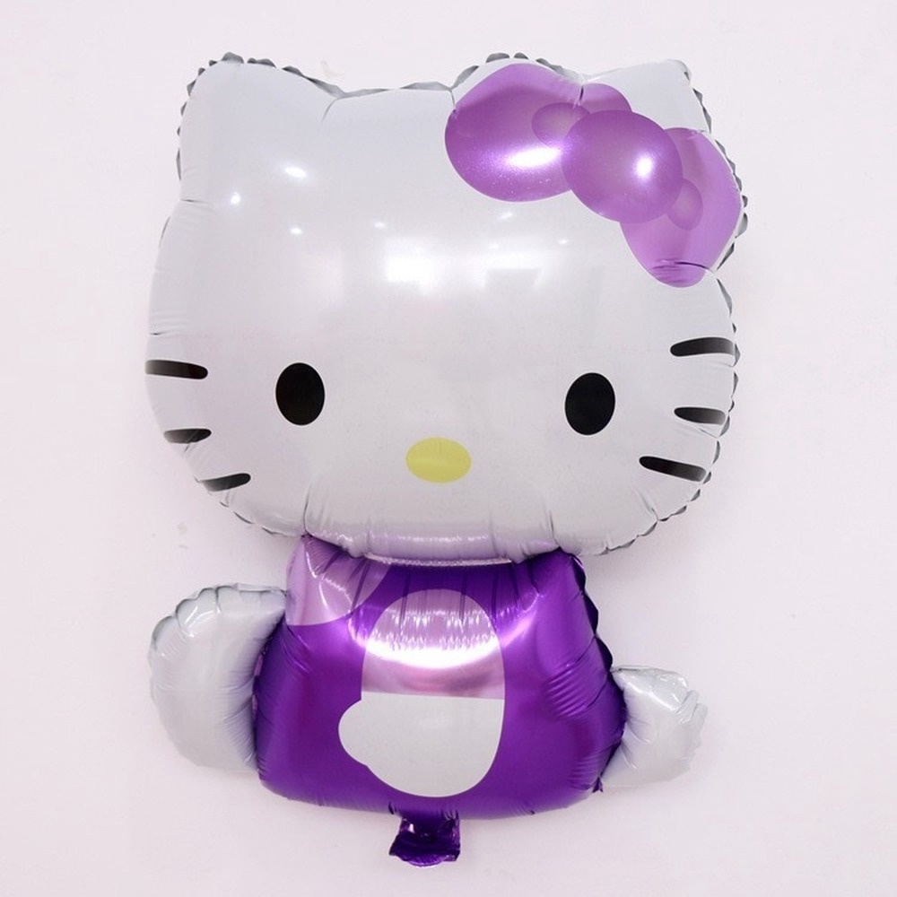 Bóng Bay Hình Mèo hello Kitty Trang Trí Tiệc Sinh Nhật Cho Bé
