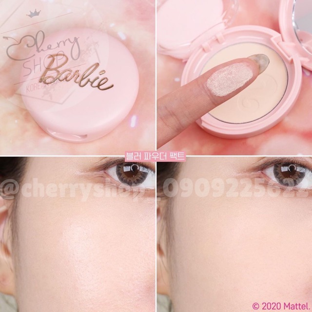 Phấn phủ Eglips x Barbie Blur Powder Pact