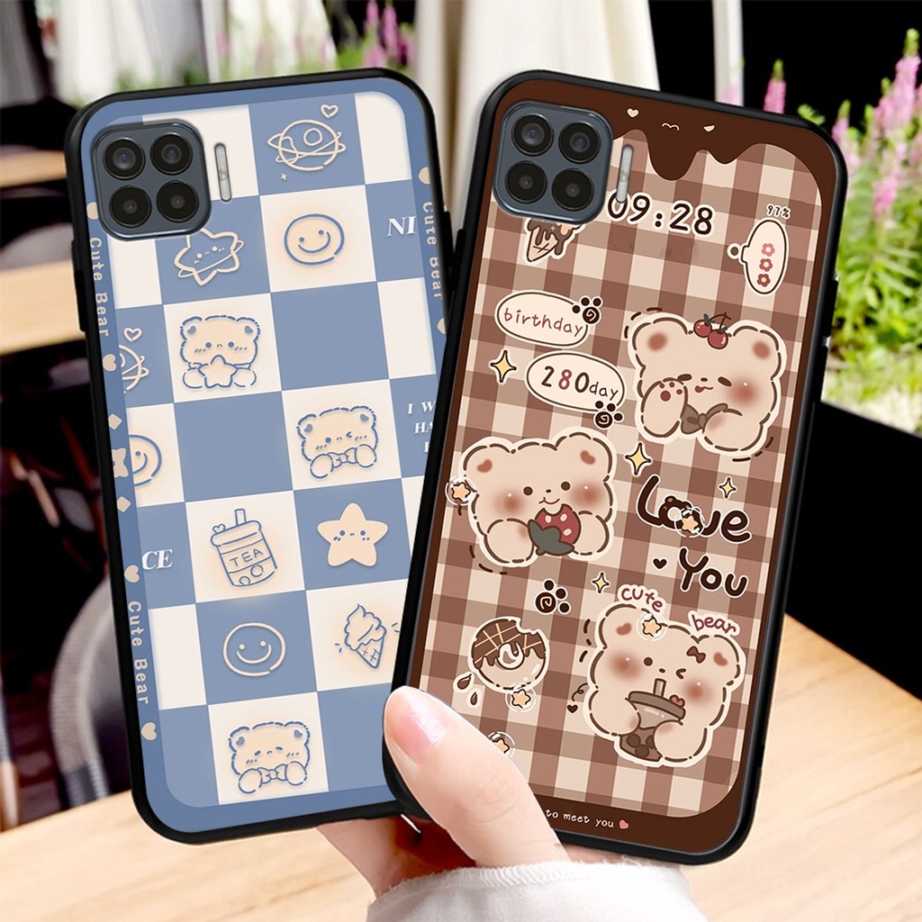 Ốp lưng Oppo A93 in hình 3D GẤU cute be@r, soda, happy day cực hot ,thời thượng
