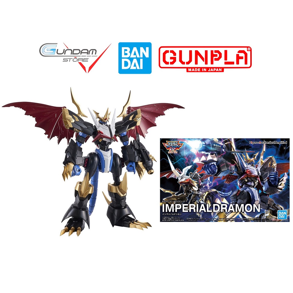 Mô Hình DIGIMON IMPERIALDRAMON Bandai Figure-rise Standard Amplified Đồ Chơi Lắp Ráp Anime Nhật