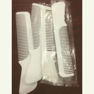 sỉ 100 lược chải tóc nhựa trắng nhỏ cho nhà nghỉ khách sạn