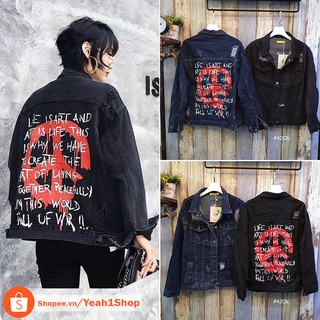 [Yeah1Shop]- Áo khoác Jeans 44 (M, L, XL)