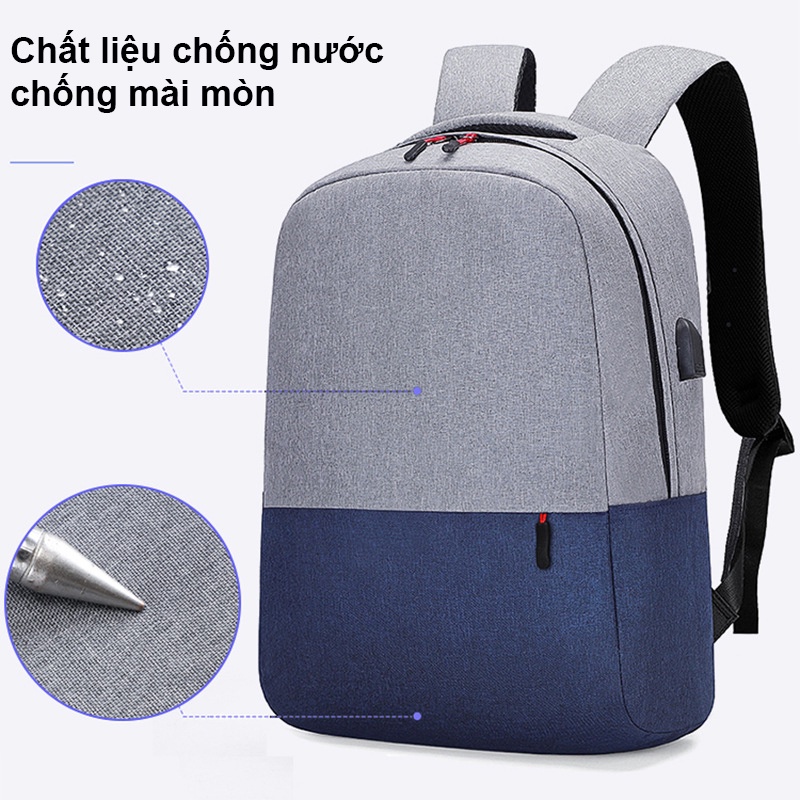 Balo học sinh, sinh viên giá rẻ thời trang đựng laptop đi học, đi làm