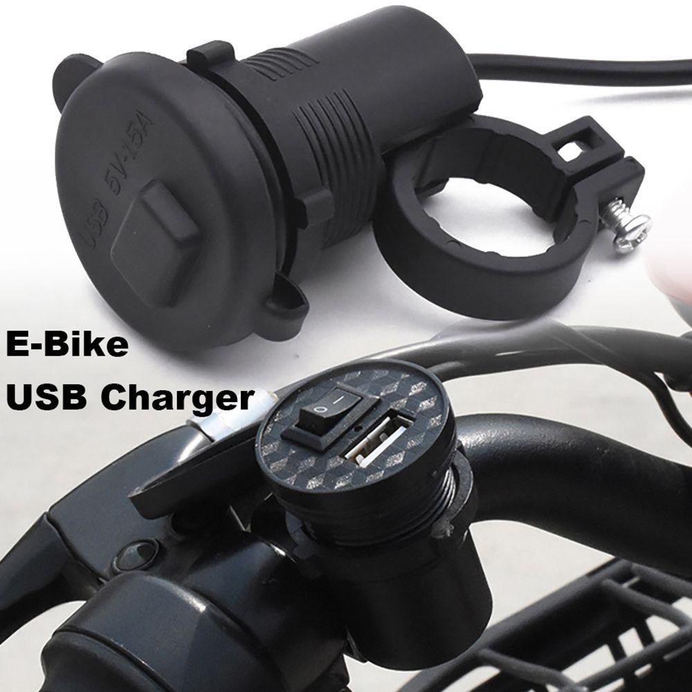 Bộ Phụ Kiện Sạc USB 5V 1.5A Chống Bụi Cho Xe Đạp Điện