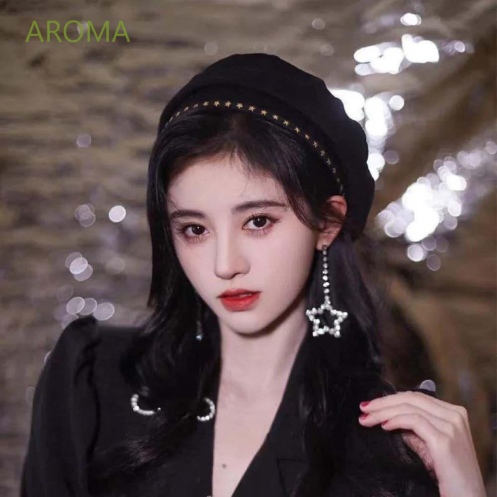 Mũ beret phong cách họa sĩ Hàn Quốc retro thời trang cho nữ