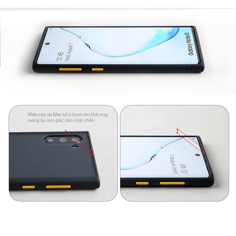 Ốp lưng Samsung Note 20 Note 20Ultr  Note 10 Note10+, Note9 - Ốp lưng nhám nhựa PC chống bẩn