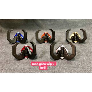 Móc giữa xếp 2 lưỡi nhôm cnc