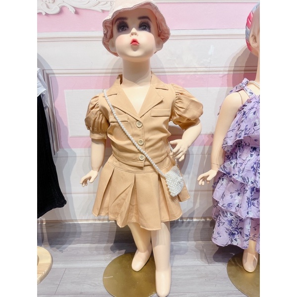 ⚡𝑭𝑹𝑬𝑬 𝑺𝑯𝑰𝑷⚡ Set bé gái, đồ bé gái, set vest bé gái chân váy thời trang VyVy Kids Fashion