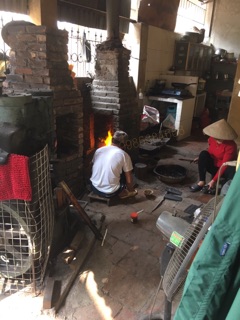 Dao chặt làng nghề Đa Sỹ thép nhíp