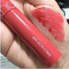 Son Tint Bóng Romand Juicy Lasting Tint #09 LITCHI CORAL