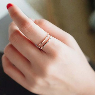 Nhẫn bạc Ý 925 Vine Ring phong cách Minimalism - Florence by T